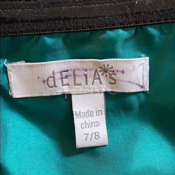 Delia’s Strapless Sequined cocktail Prom Dress Size 7/8 - Picture 5 of 5